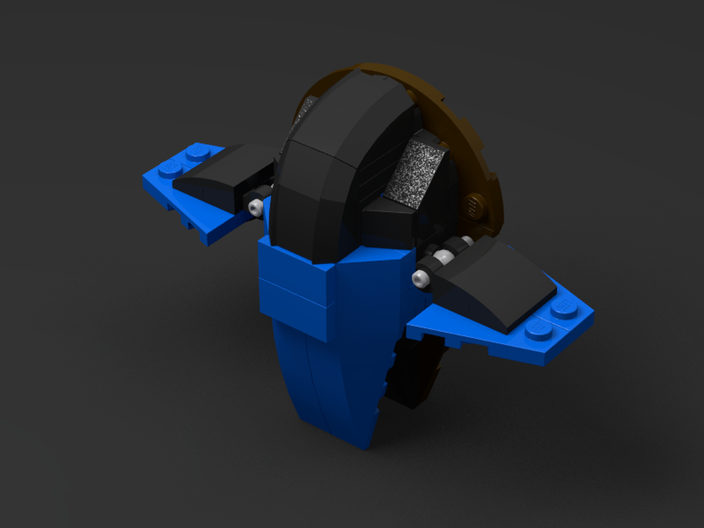 Lego Firespray fleet with modular landing platform