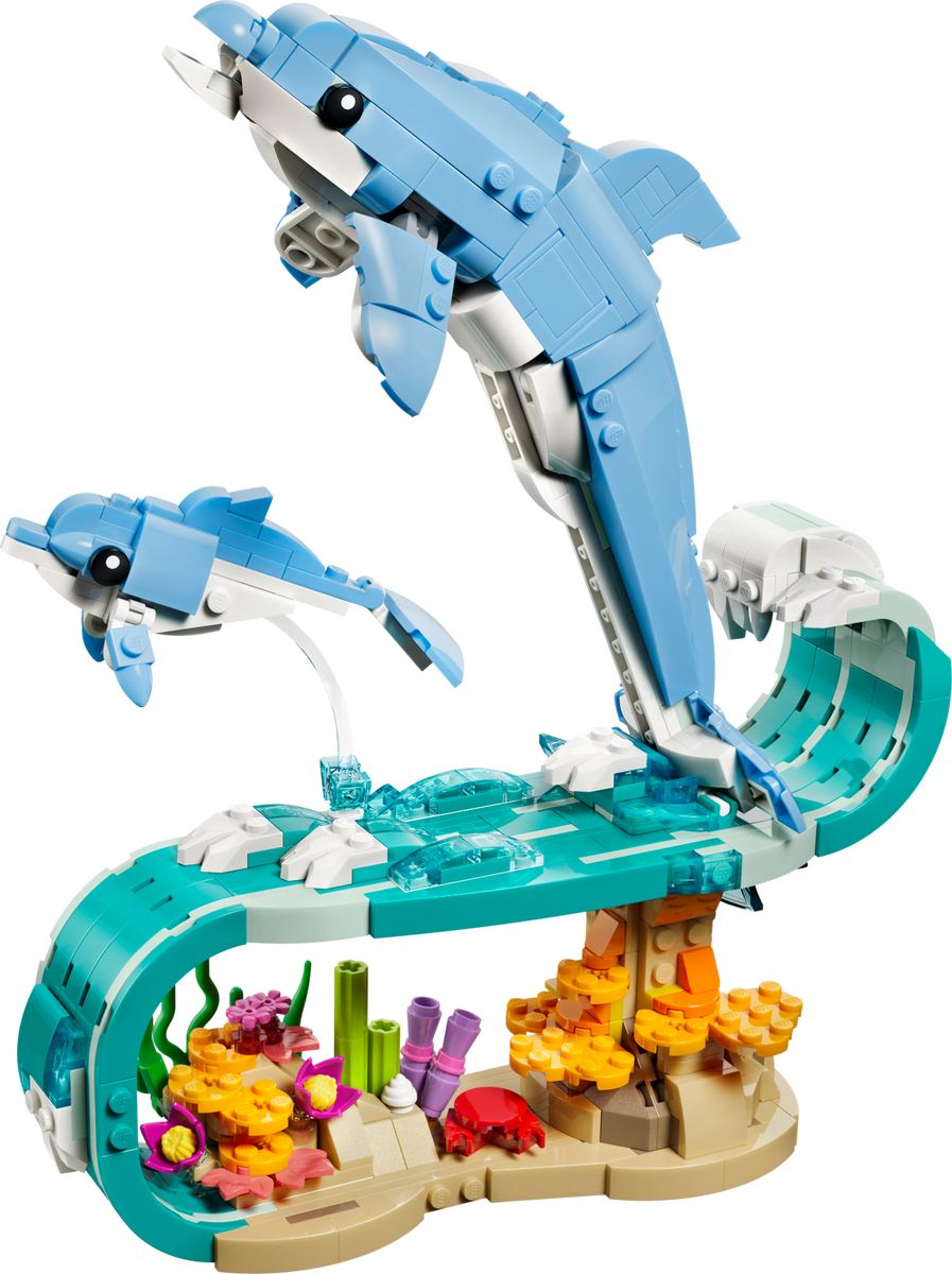 Lego Sea Animals: Beautiful Dolphins