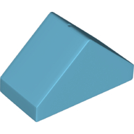 Lego Duplo Brick 4 x 2 Double Slope 45° / Medium Azure