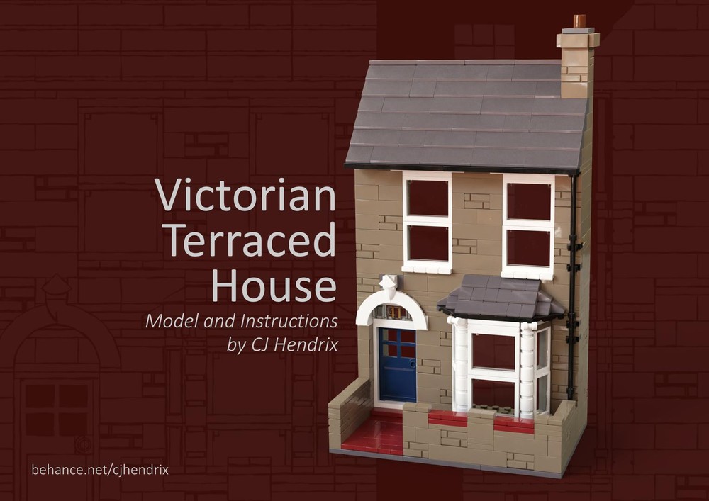 Lego Victorian Terraced House