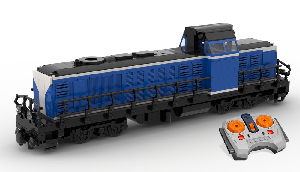 LEGO - Locomotive Diesel - BB 66000 - MOC