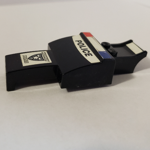 Lego Vehicle Body, Top Fast Food Racer 4 X 8 with Front Grille and Rear Spoiler / Black