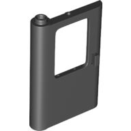 Lego Door 1 x 4 x 5 Train Left - Thick Support Bottom / Black