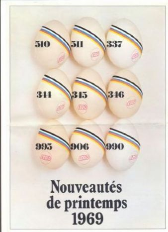 Lego 1969 Dealer French Nouveautés de printemps 1969 (3357fr)