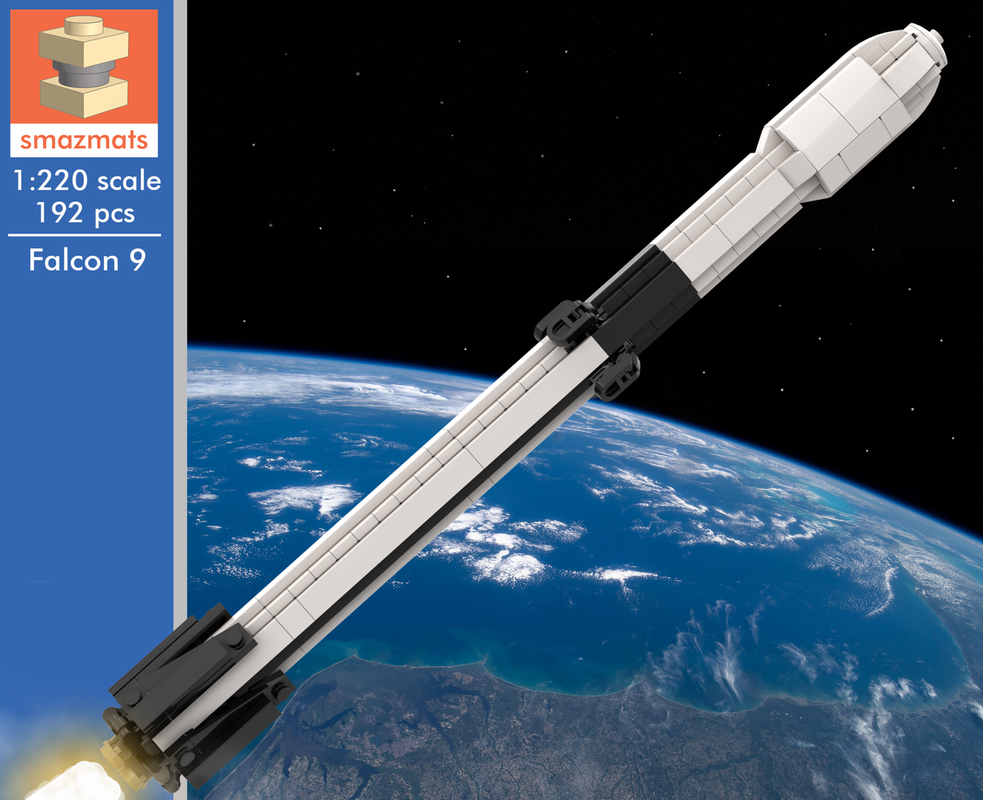 Lego Falcon 9 [1:220 scale]