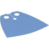 Lego Neckwear Cape, Standard with Bright Light Blue Back [Traditional Starched Fabric]