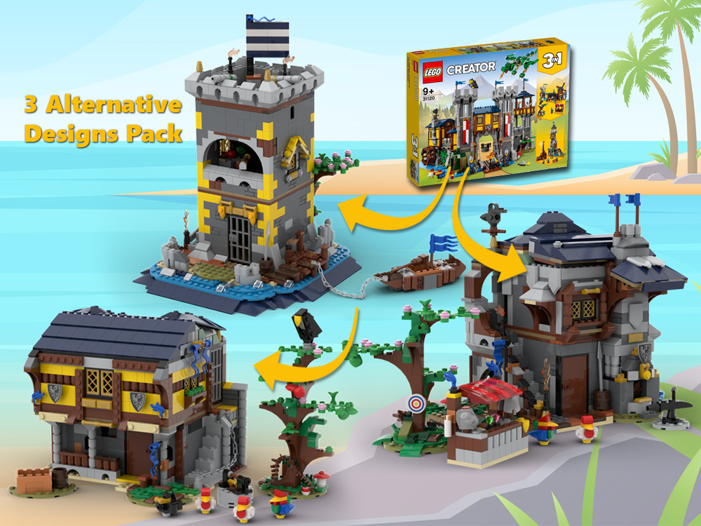 Lego 31120 Alternative Pack - 3 MOCS