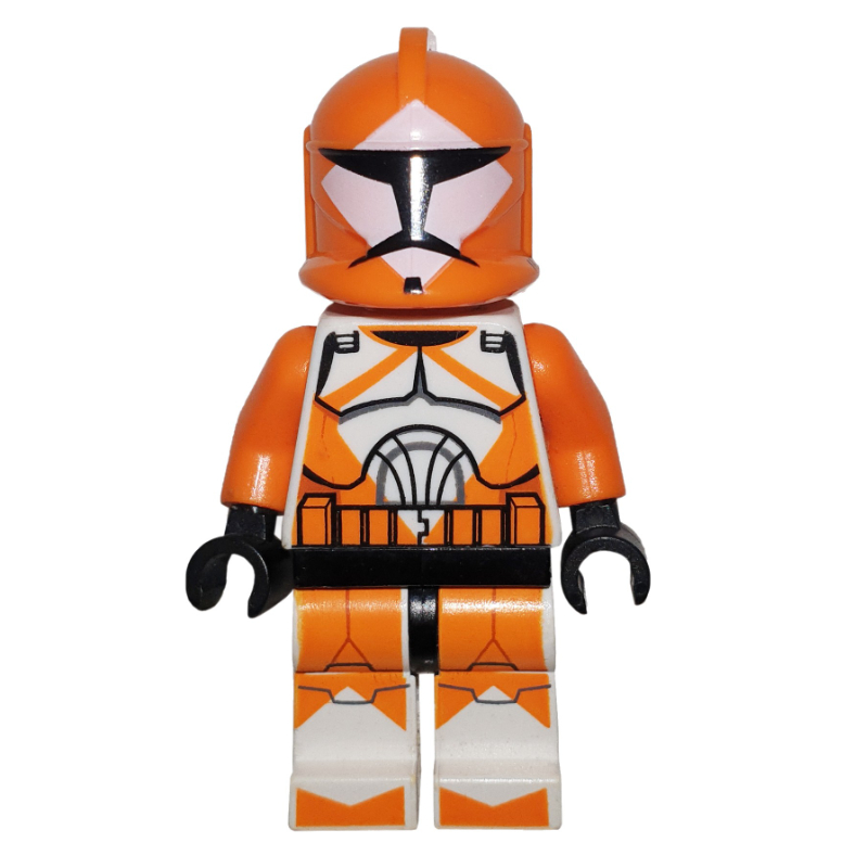 Lego Clone Trooper, Bomb Squad, Orange Markings