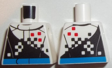 Lego Torso Racing Jacket with Checkered Pattern