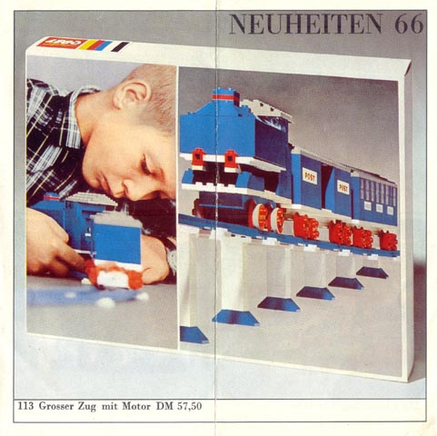 Lego 1966 Medium Train German (3136 ty)