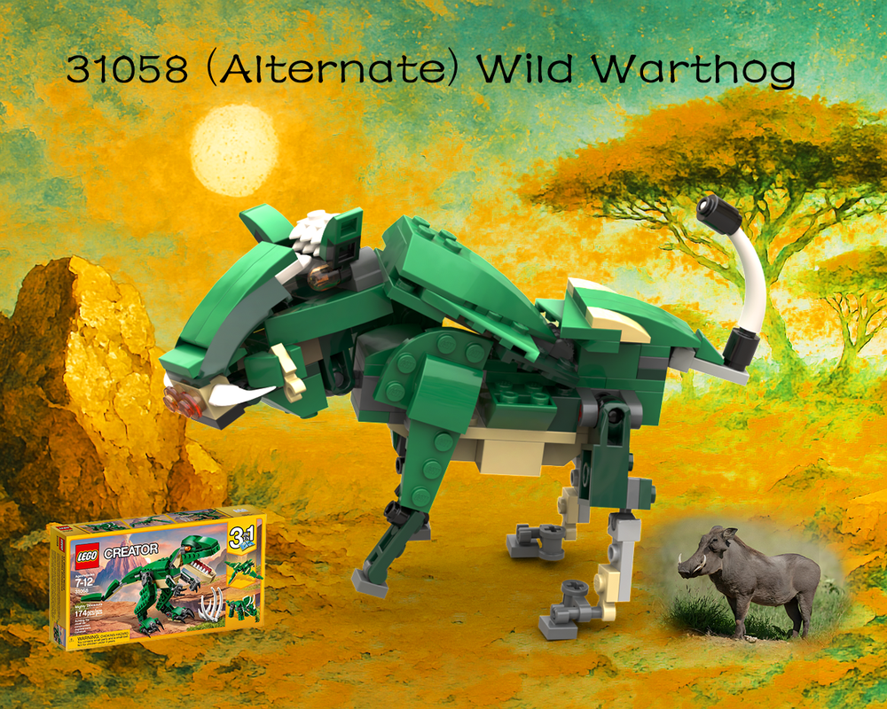 Lego 31058-Wild warthog（Alternate）