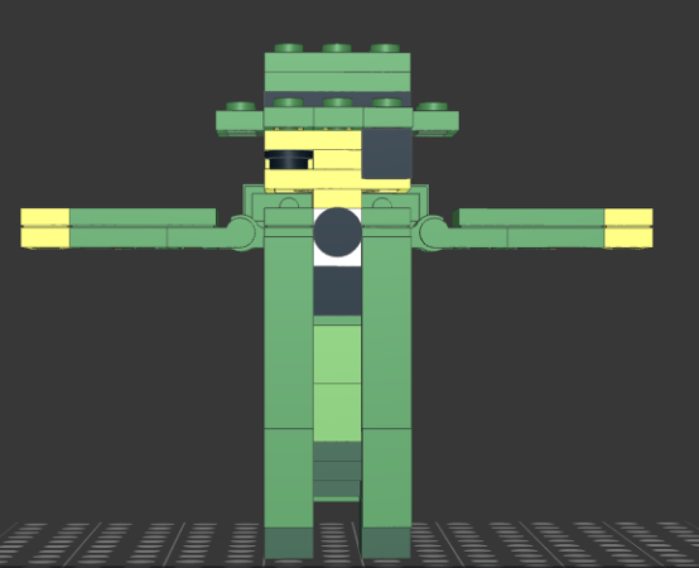 Lego Dollerboss from roblox myth game dollertree