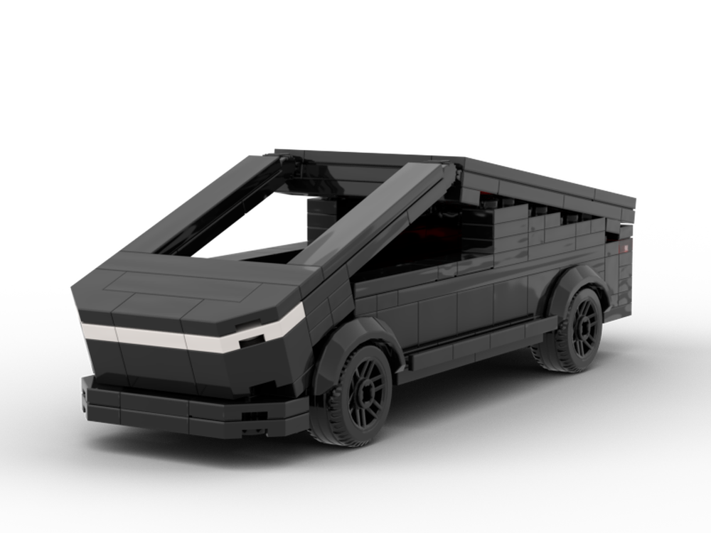 Lego black tesla cybertruck