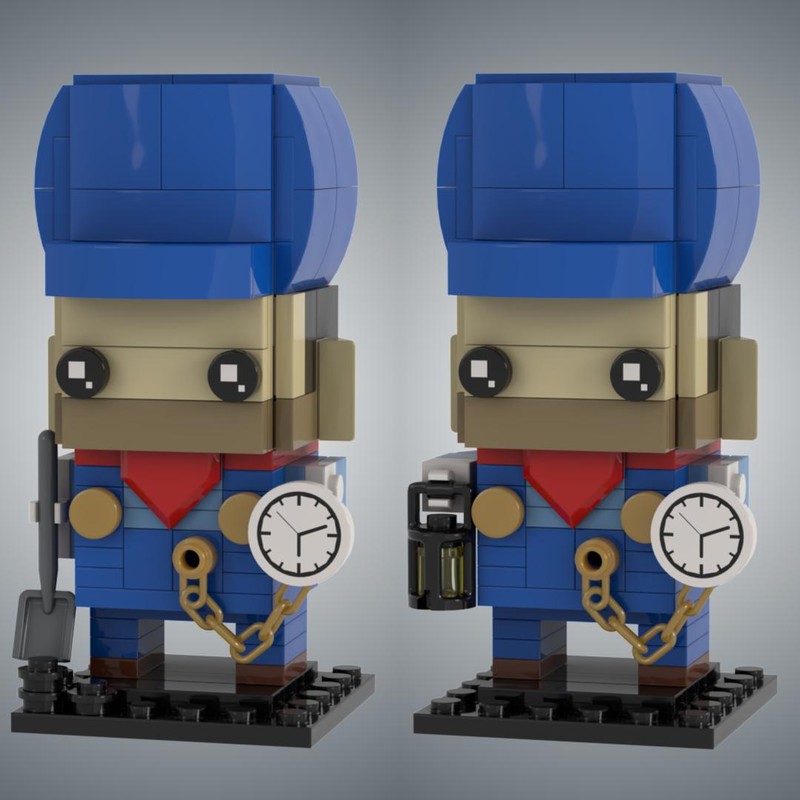 Lego Casey Jones a.k.a. The Brave Engineer