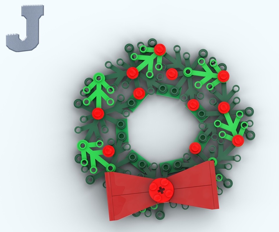 Lego Holiday Wreath