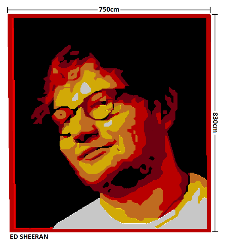 Lego ED SHEERAN, British songwriter, singer, guitarist