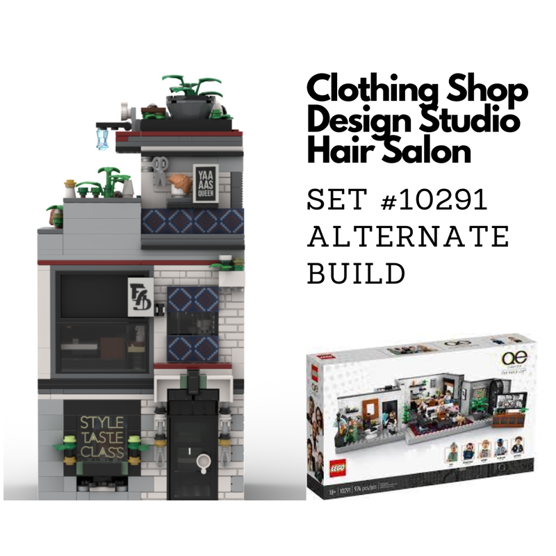 Lego Trendy Modular Building (Queer Eye Alt Build)