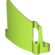 Lego Technic Panel Fairing #22 Large Short, Small Hole, Side A / Lime
