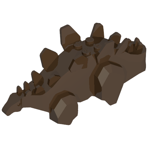 Lego Animal Body Part, Dinosaur, Stegosaurus Body Top