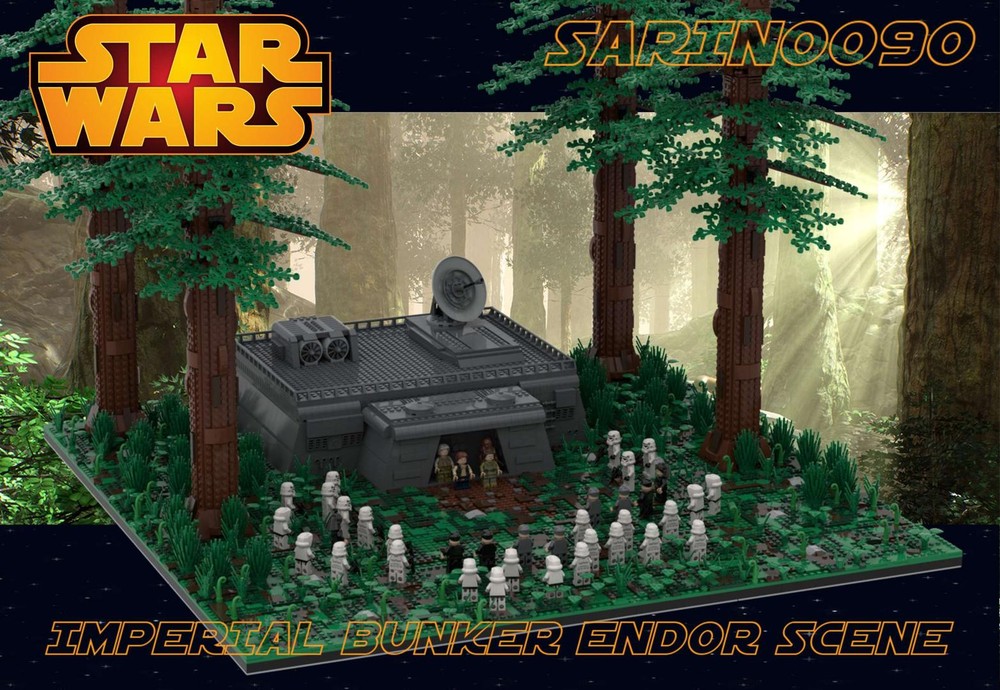 Lego SW - Imperial Bunker Endor Scene