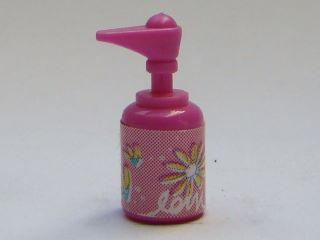 Lego Scala Accessories Bottle Pump with Shampoo Pattern (Sticker) - Set 3142