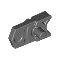 Lego Launcher Trigger, Weapon Gun Trigger / Dark Bluish Gray
