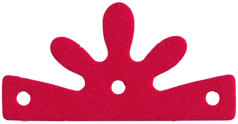 Lego Foam Part for Set 3159 - Scala Tiara with 3 Holes / Red