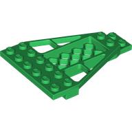 Lego Wedge Plate 8 x 6 x 2/3 with Grille / Green