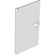 Lego Door 1 x 4 x 6 Smooth with Square Handle Plinth / White