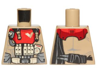 Lego Torso SW Baze Malbus Armor Pattern