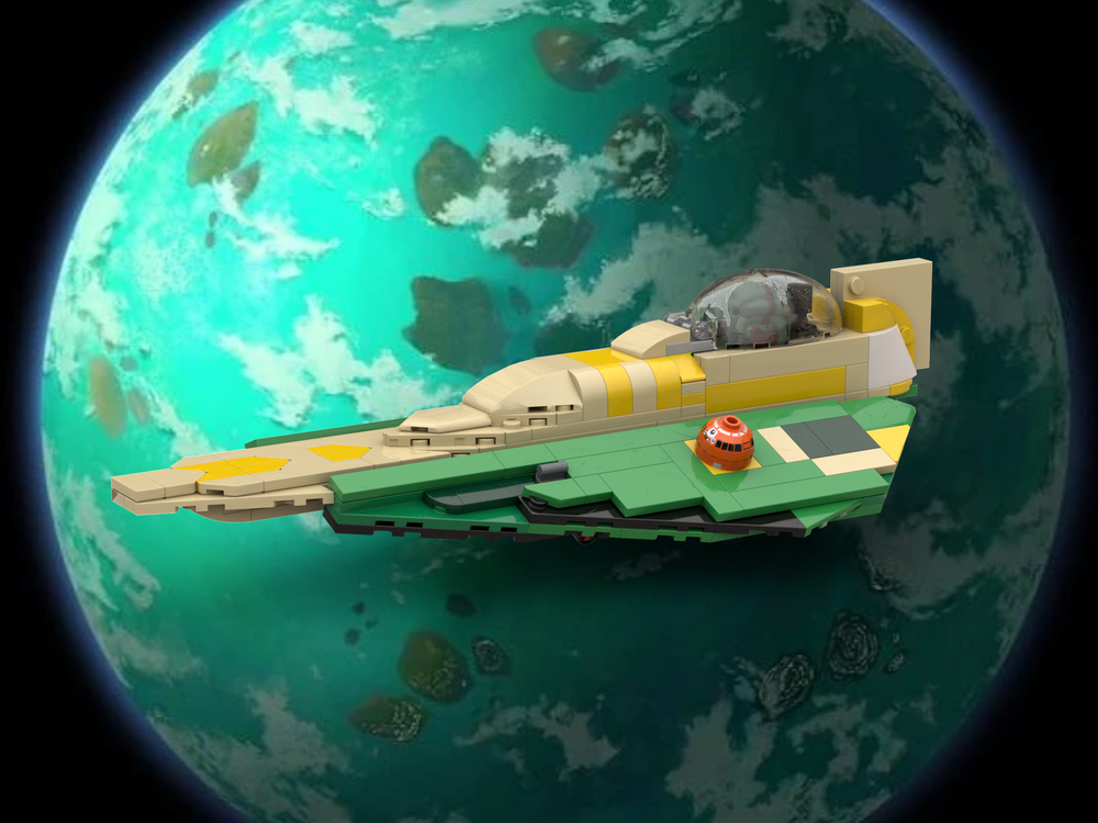 Lego Kit Fisto's Delta-7 Aethersprite-class Starfighter