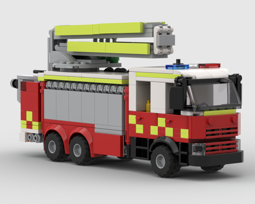 Lego Aerial Pumper Fire Truck