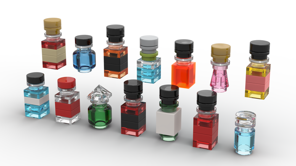 Lego Liquor Bottles