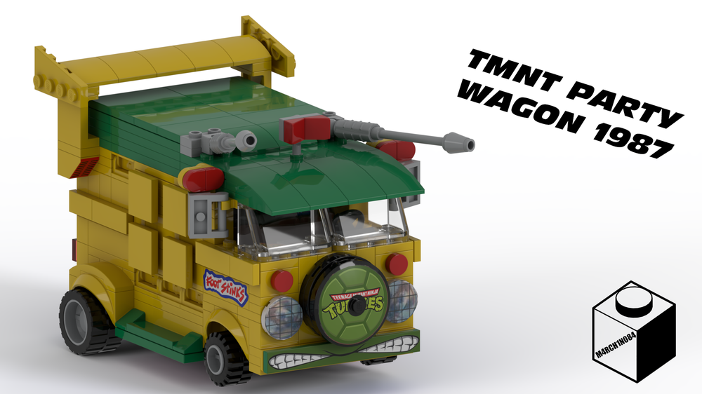 Lego TMNT 1987 Party Van