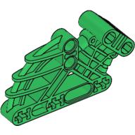 Lego Large Figure Skeletal, Torso, Beam 2 x 4 x 7 Angled / Green
