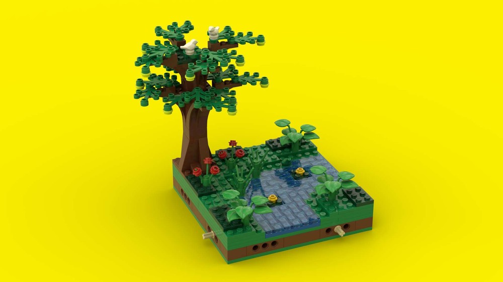 Lego Modular Forest River Curve