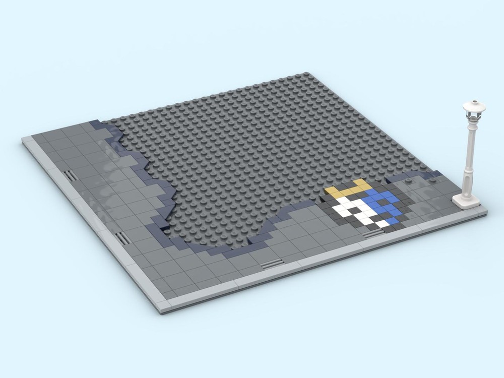 Lego Baseplate for 70404 Modular Corner Castle
