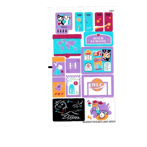 Lego Sticker Sheet for Set 41005-1