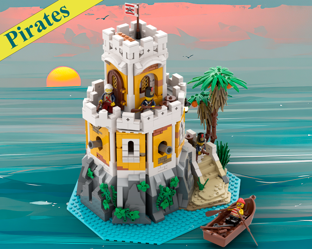 Lego 6266 Cannon Cove Remake