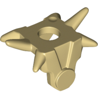 Lego Minifig Neckwear Armour Breastplate with Spiked Shoulders [Plain] / Tan