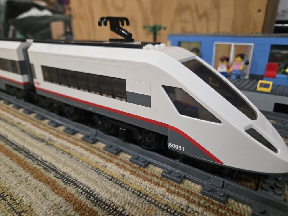 Lego 60051 with dual motors! (more pulling power)