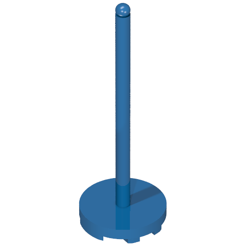 Lego Fabuland, Equipment Umbrella Stand with Round Base / Blue