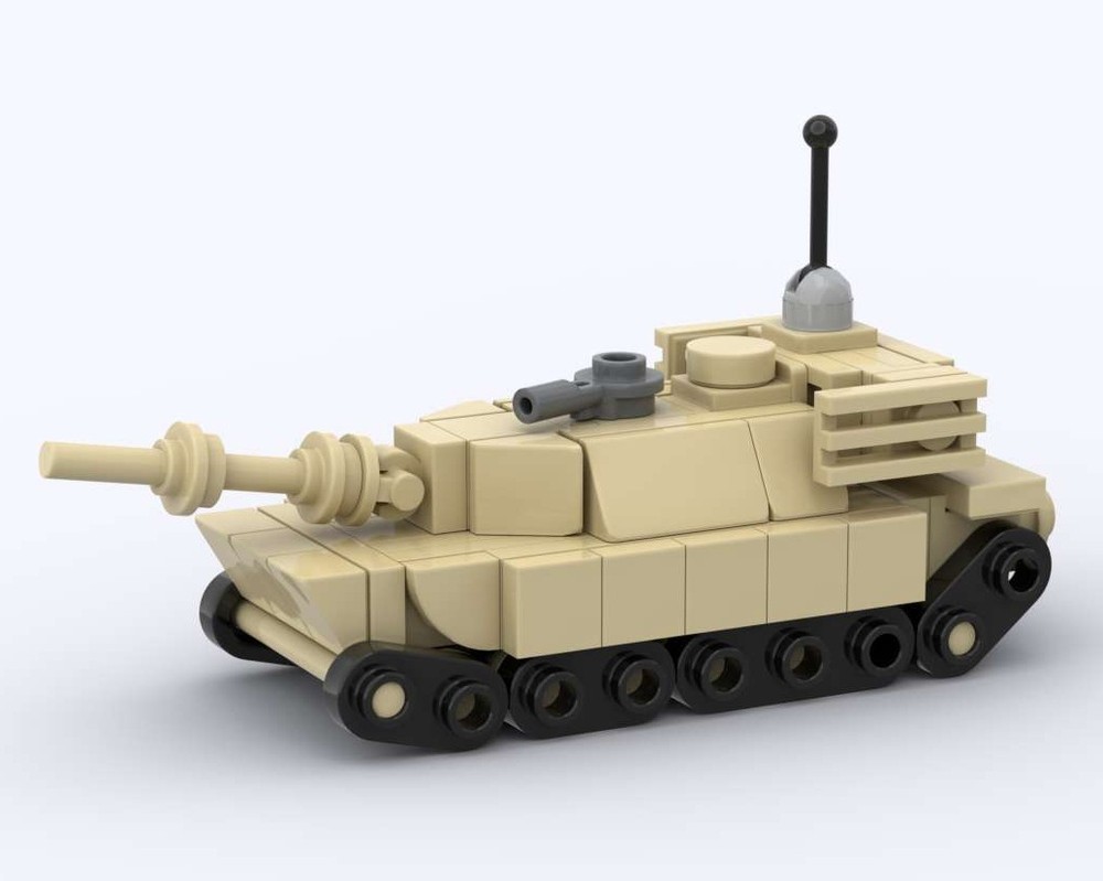 Lego Mini M1A2 Abrams Tank MBT - 1:100 Scale
