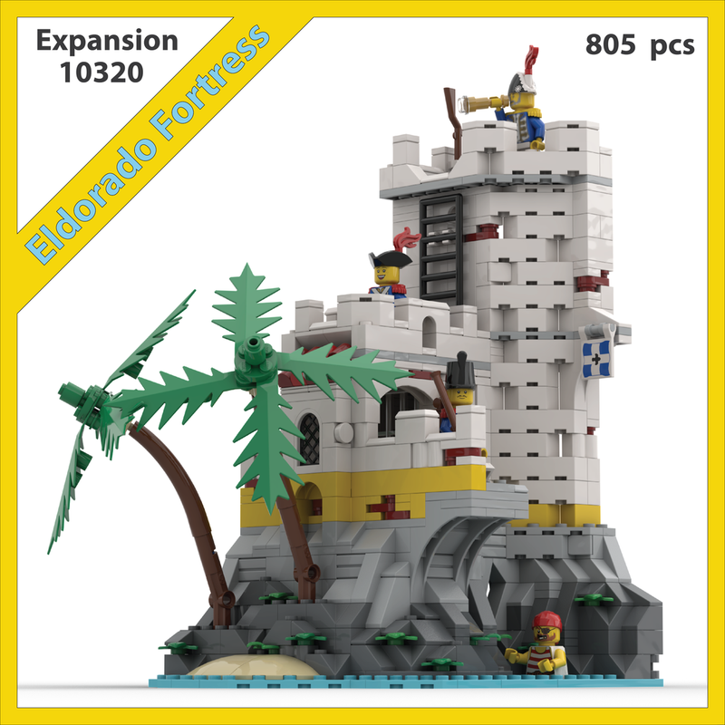 Lego Governor's Office Expansion: Eldorado Fortress (10320)