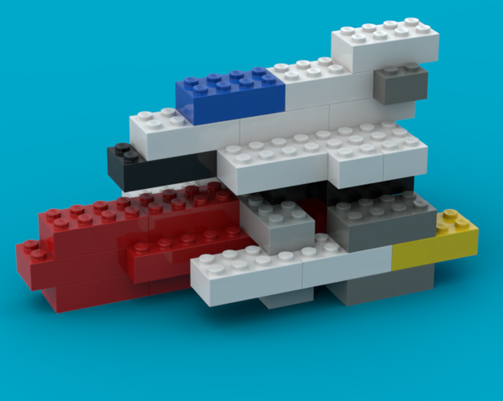 Lego 2x4 Space Shuttle