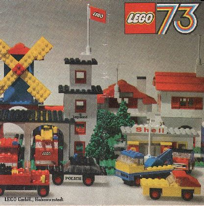 Lego 1973 Medium Legoland German (97525-Ty.)
