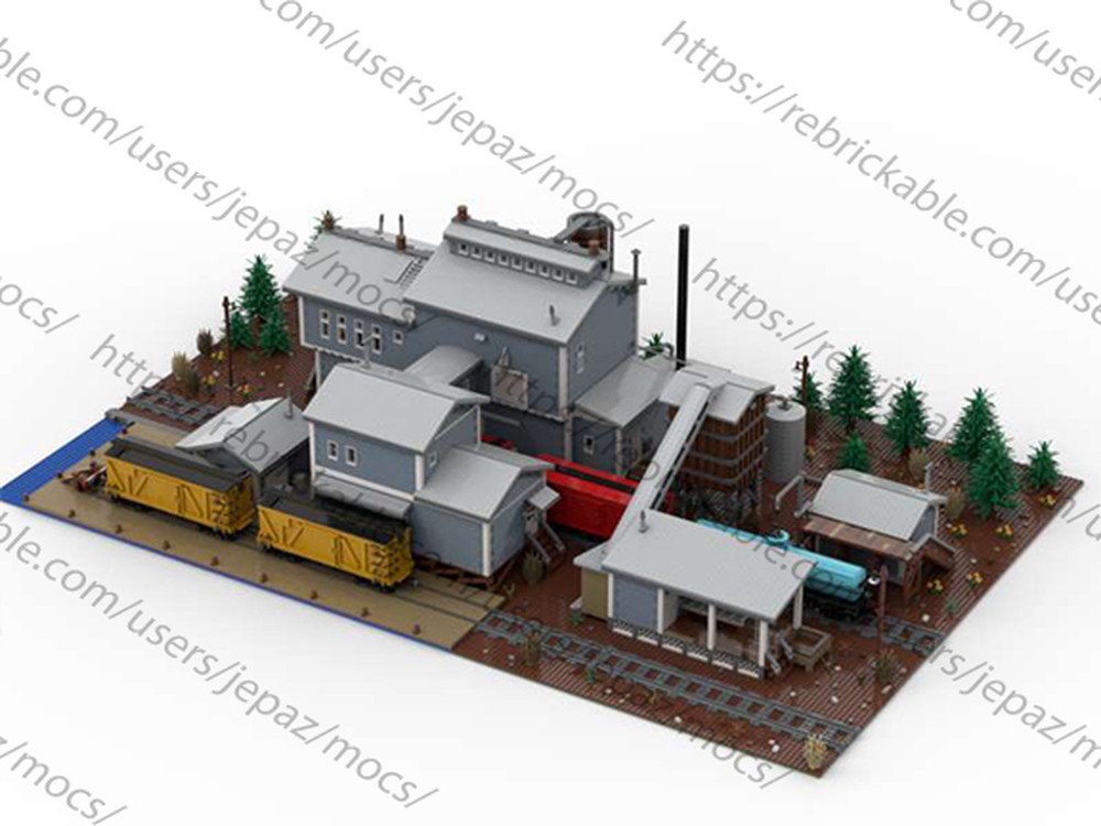 Lego Pulp Mill Full Set