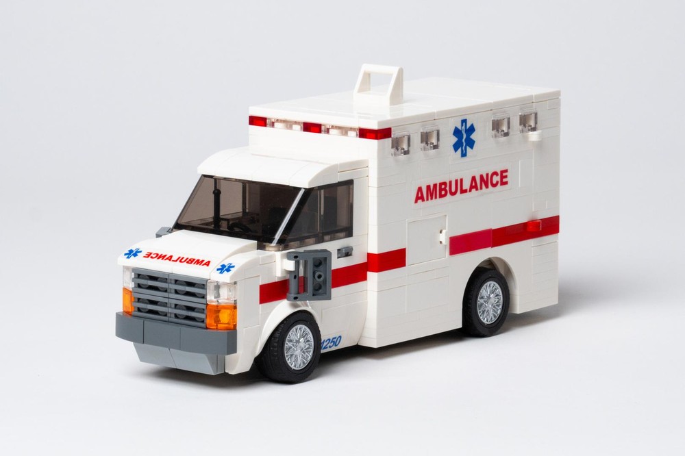 Lego Ambulance (w/ Full Interior)