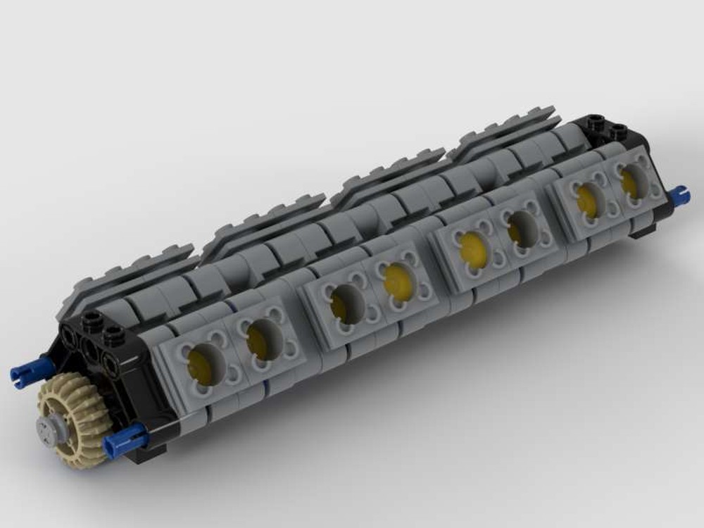 Lego Piston Engine V16