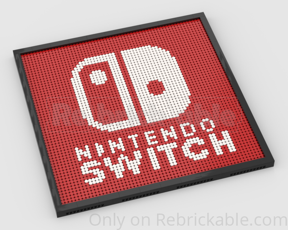 Lego "Nintendo Switch" Pixel Art